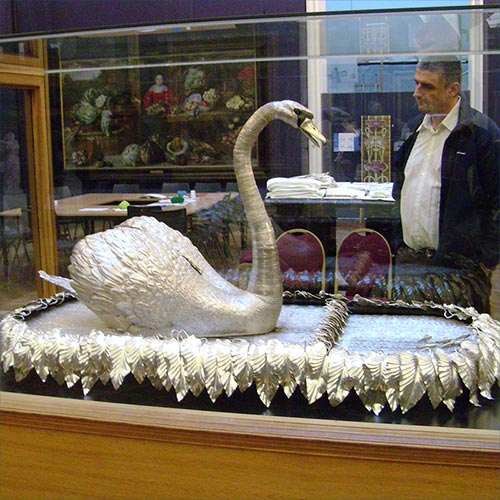 Silver Swan at Bowes Museum