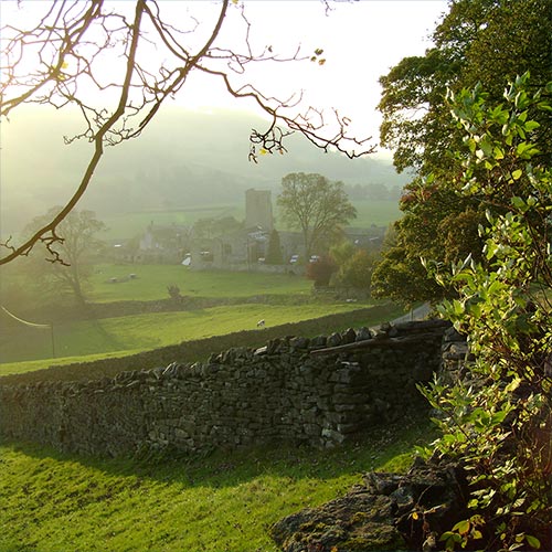 Sun Shining on Marrick Priory Outdoor Education Centre